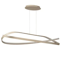 New Lucide Menuet 140cm taklampa Beige
