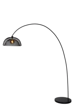 Online Lucide Mesh golvlampa Svart