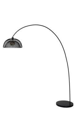 Online Lucide Mesh golvlampa Svart