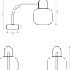 Sale Aneta Lighting Messina 33cm badrumslampa