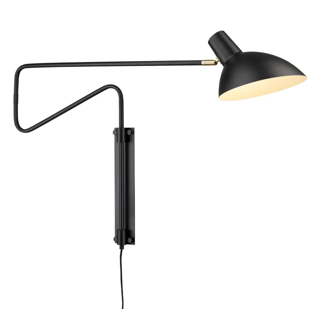 Discount Halo Design Metropole Deluxe 23cm vägglampa Svart