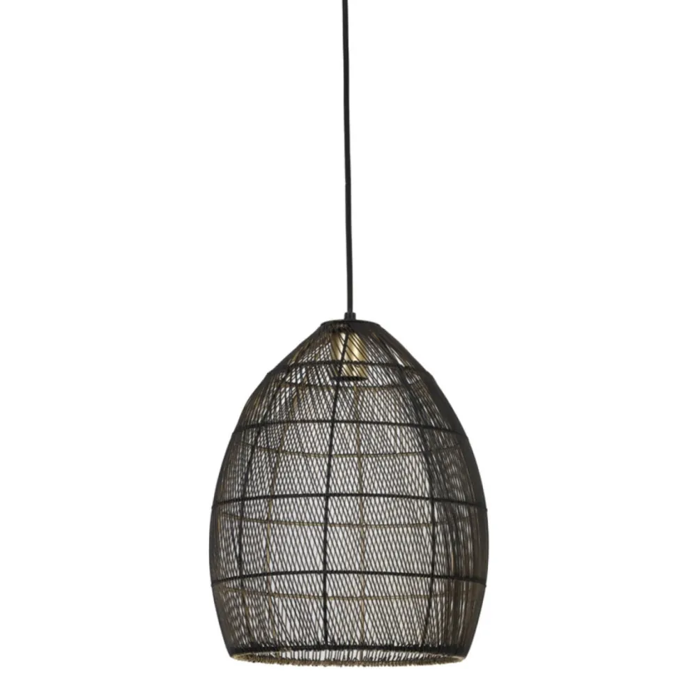 Discount Light & Living Meya Ø30 taklampa Svart/guld