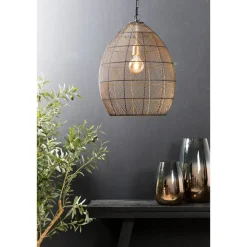 New Light & Living Meya Ø40 taklampa Svart/guld