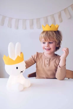 Mr Maria Miffy Crown barnlampa Gul