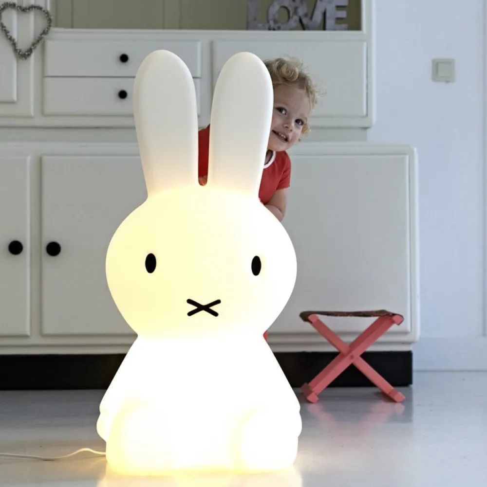 Discount Mr Maria Miffy XL barnlampa Vit