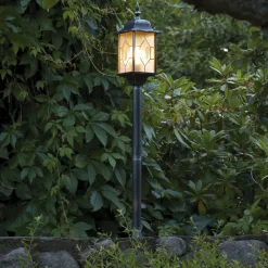 Konstsmide Milano 115cm pollare Svart