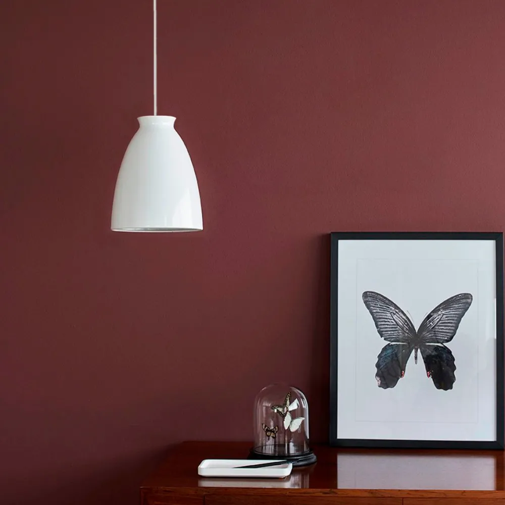 Dyberg Larsen Milano Ø20 taklampa Högblank vit