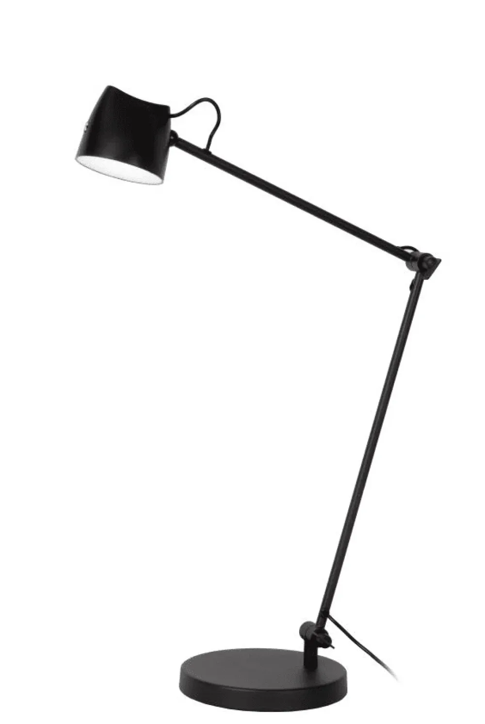Outlet Lucide Milne 42cm skrivbordslampa Svart