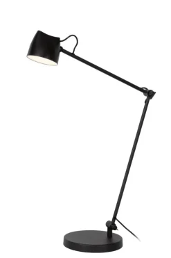 Outlet Lucide Milne 42cm skrivbordslampa Svart
