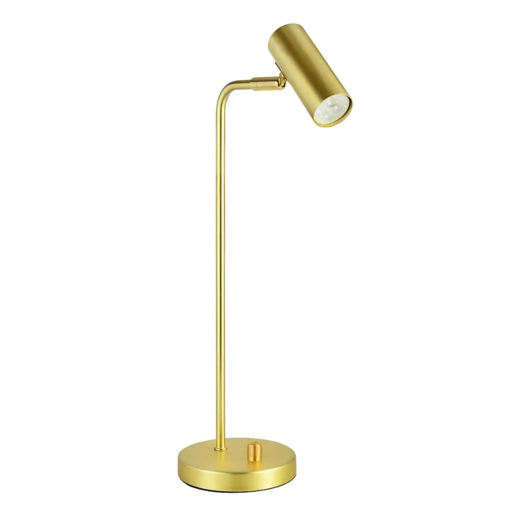 Hot Oriva Mini 43cm skrivbordslampa Borstad mässing