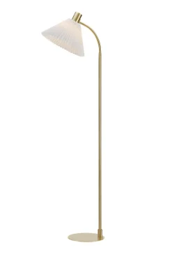 Online Markslöjd Mira golvlampa Borstad mässing