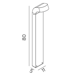 Best Norlys Molde 80cm pollare