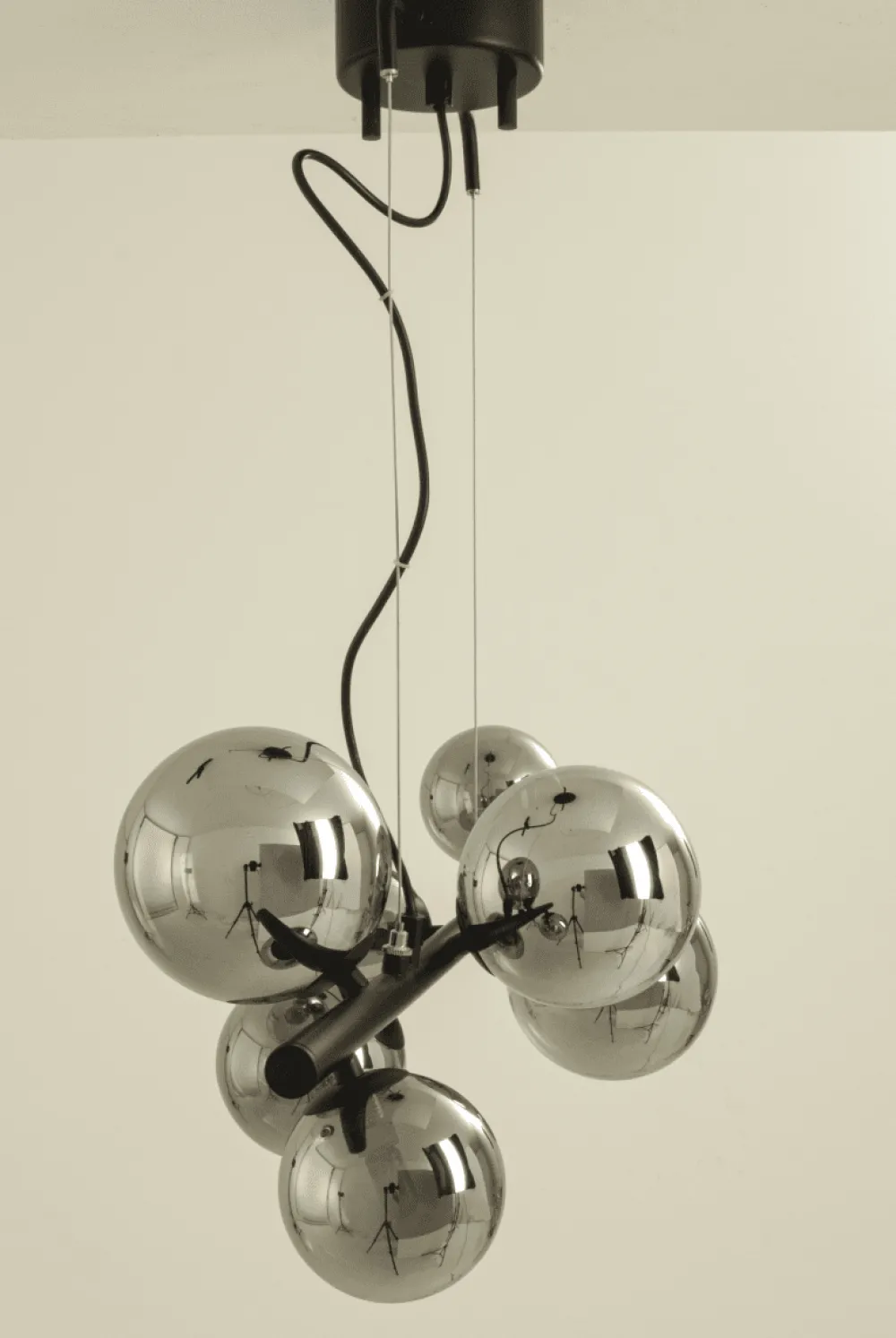 Sale Aneta Lighting Molekyl 58cm taklampa Rökgrå