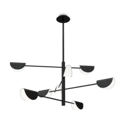 Clearance Maytoni Mollis 125cm taklampa Svart