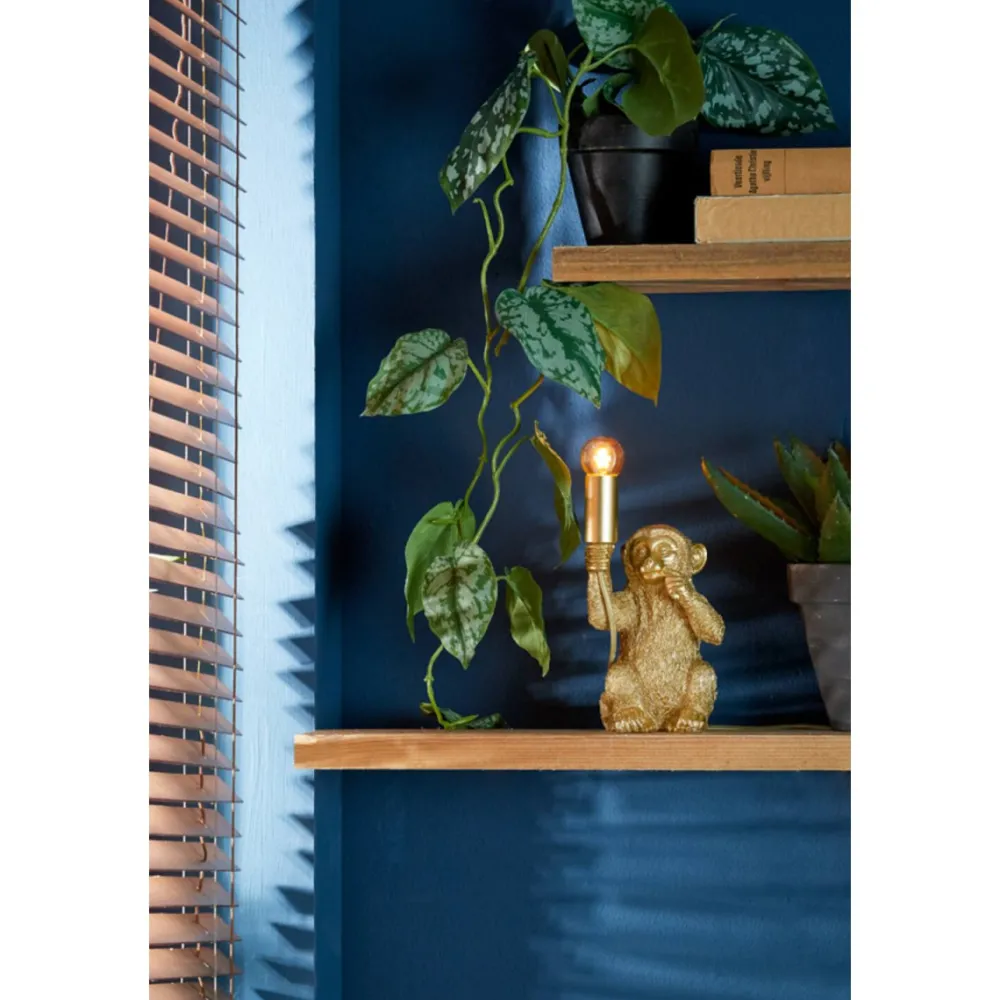 Best Light & Living Monkey 23cm bordslampa