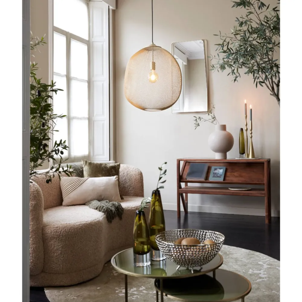 Best Light & Living Moroc Ø40 taklampa Guld