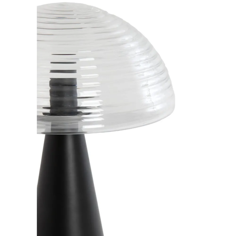 Online Light & Living Mueda 43cm bordslampa Svart