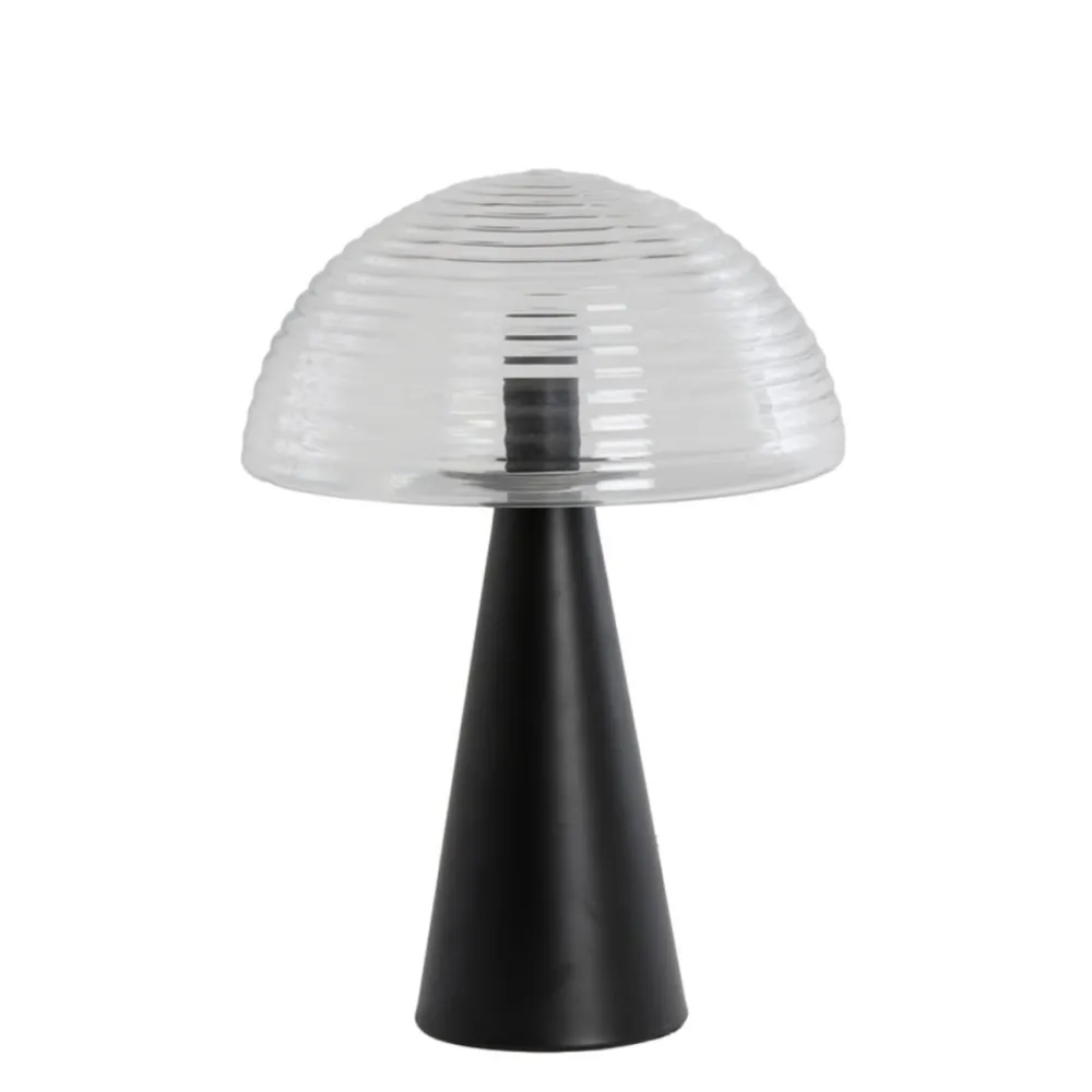Online Light & Living Mueda 43cm bordslampa Svart