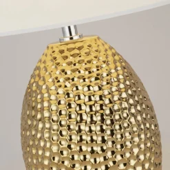 Clearance Searchlight Nadine 30cm bordslampa Guld
