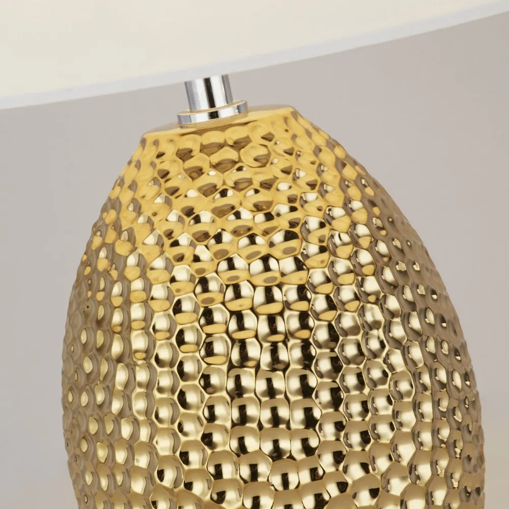 Clearance Searchlight Nadine 30cm bordslampa Guld