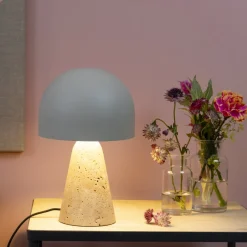 Best Brilliant Nalam 30cm bordslampa Beige