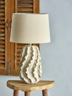 Clearance Bloomingville Natika 64cm bordslampa Beige
