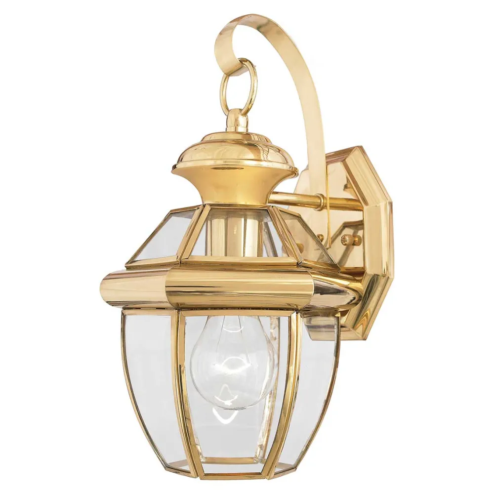 Elstead Lighting Newbury utelampa Polerad mässing