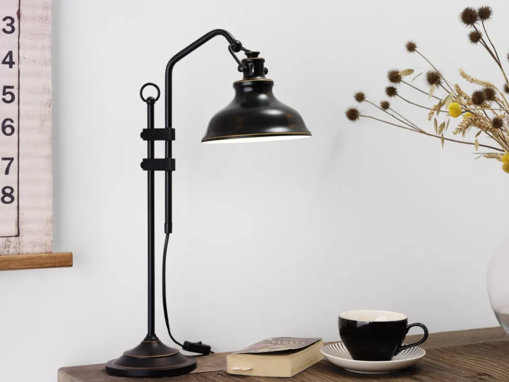 Best Cottex New Haven 50cm bordslampa Svart