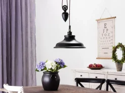 Outlet Cottex New Haven Ø37 taklampa Antiksvart