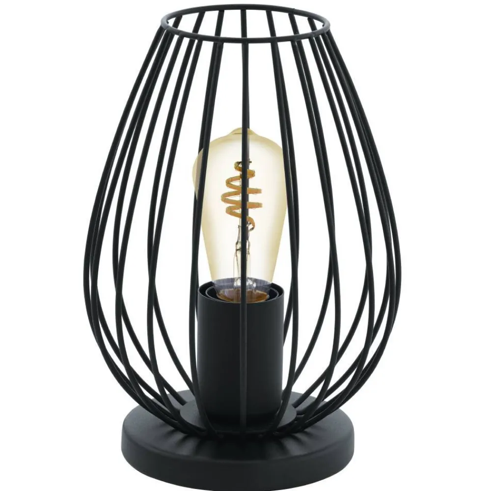 New Eglo Newtown 23cm bordslampa Svart