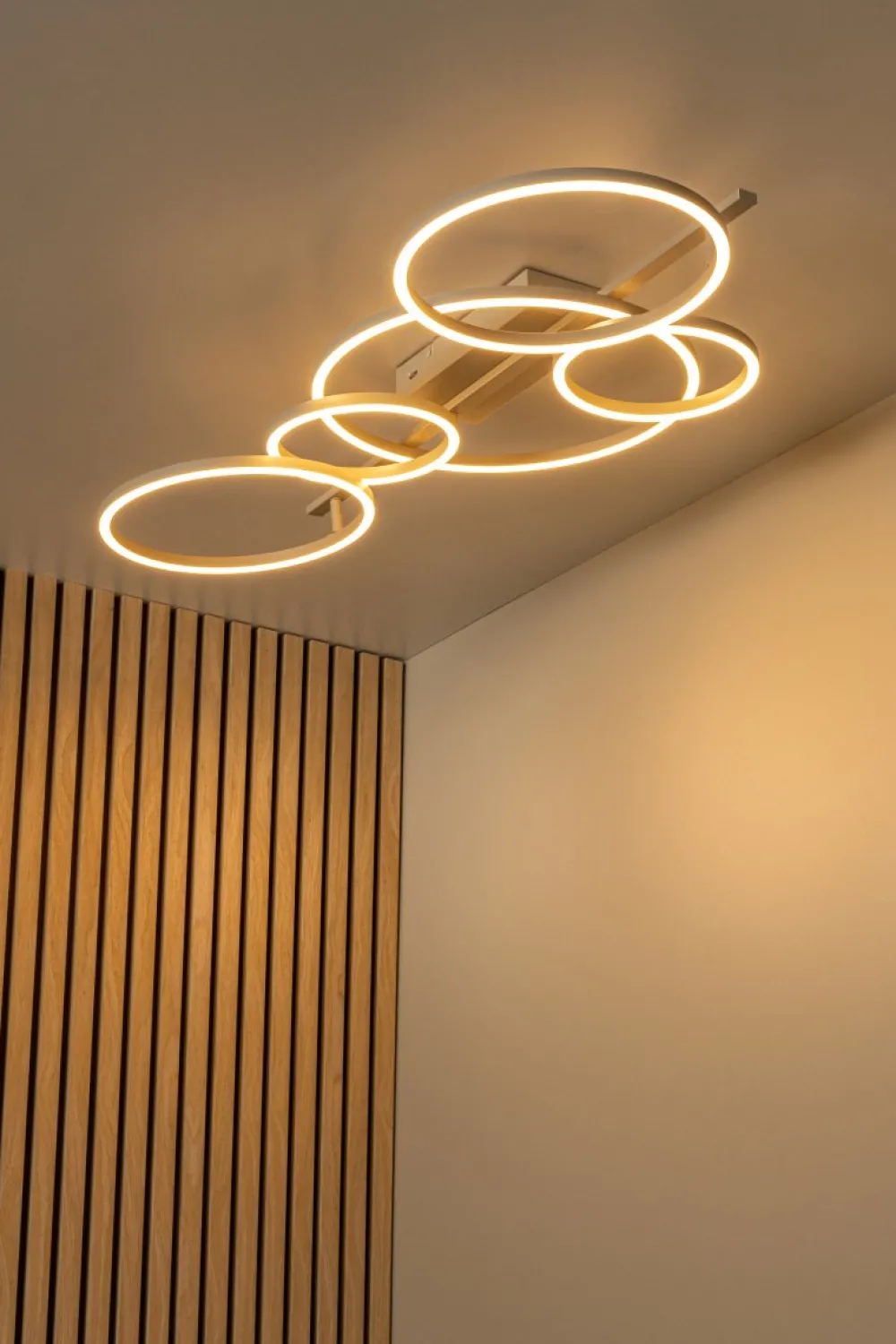 New Lucide Nicola 132cm plafond Beige