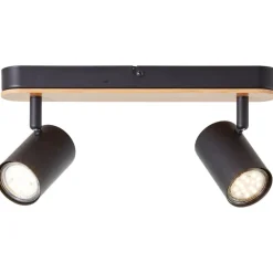 Clearance Brilliant Niels 2 spotlight Svart