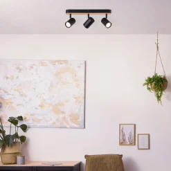 New Brilliant Niels 3 spotlight Svart