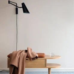 Discount Dyberg Larsen Noa 83cm vägglampa Svart