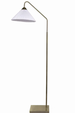 Discount Lampan Nonna golvlampa Antikmässing
