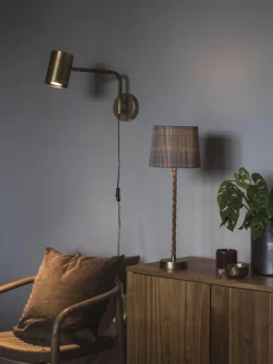 PR Home Nora 25cm vägglampa Guld