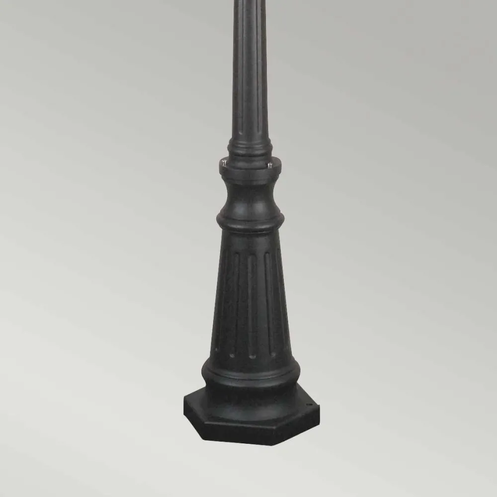 Best Elstead Lighting Norfolk 227cm stolpe Svart