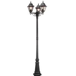 Best Elstead Lighting Norfolk 227cm stolpe Svart
