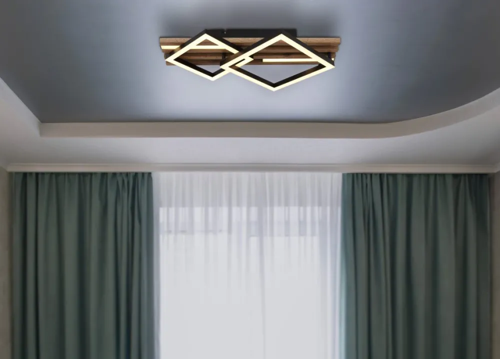 Clearance Globo Lighting Obrien 47cm plafond Trä