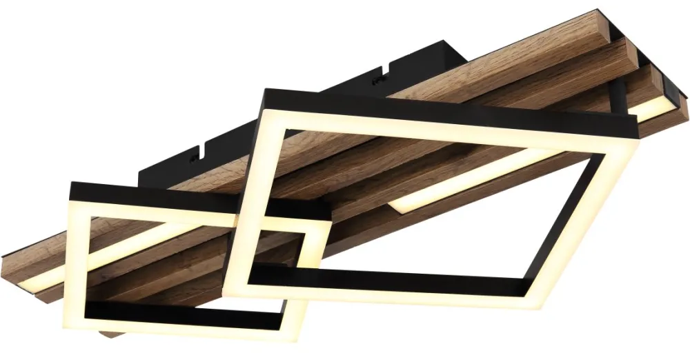 Clearance Globo Lighting Obrien 47cm plafond Trä