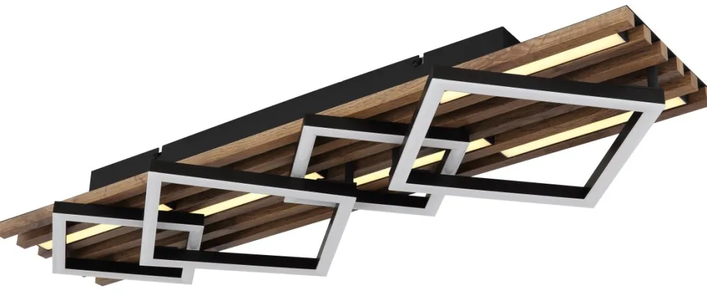 Online Globo Lighting Obrien 82cm plafond Trä