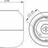 Ifö electric Ohm 100/110 badrumslampa