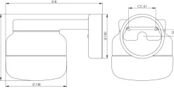 Online Ifö electric Ohm Wall 140/150 badrumslampa