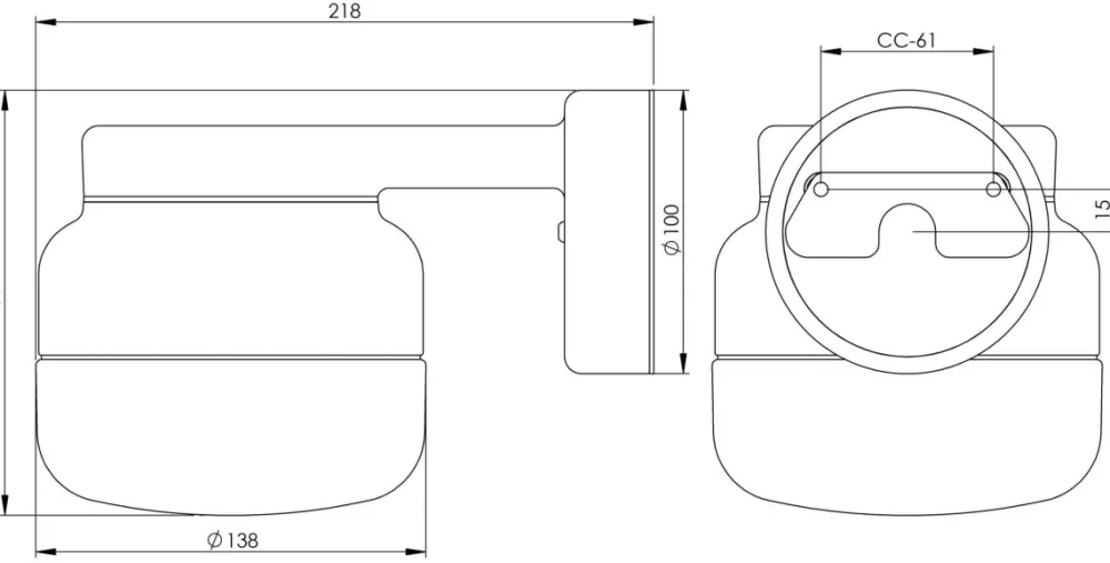 Online Ifö electric Ohm Wall 140/150 badrumslampa