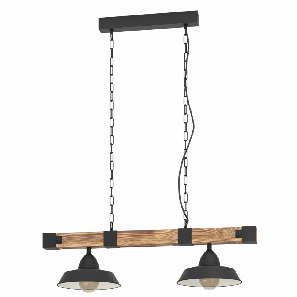 Clearance Eglo Oldbury 86cm taklampa Svart