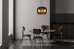 Discount Lucide Olivia Ø40 taklampa Rökfärgad