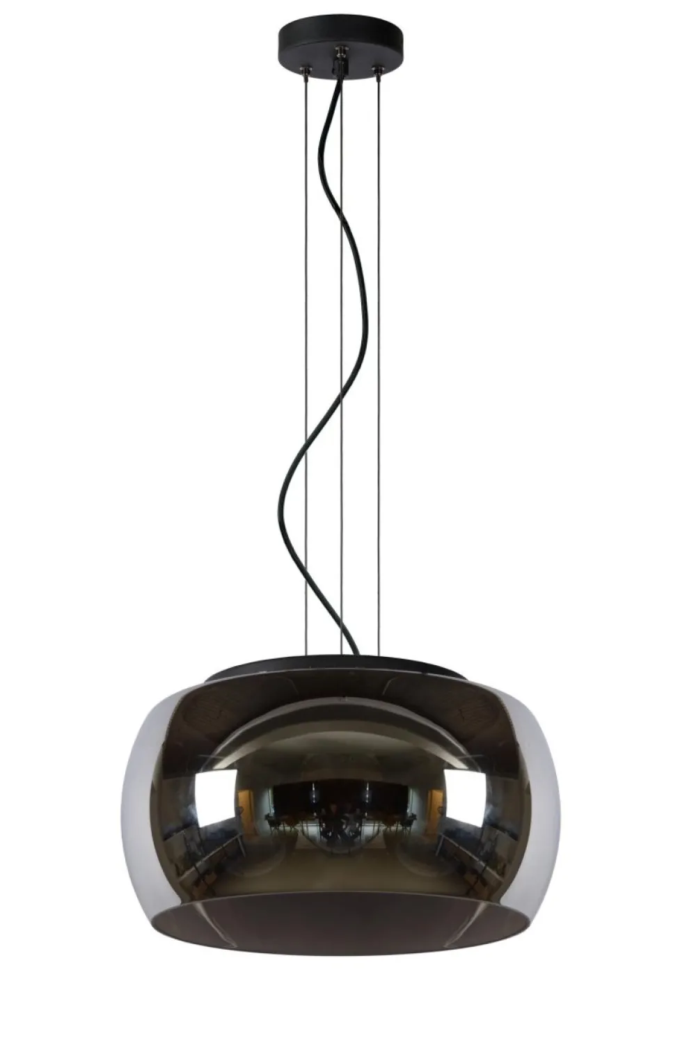 Discount Lucide Olivia Ø40 taklampa Rökfärgad