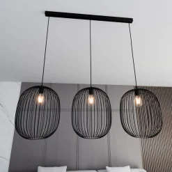 Clearance Emibig Lighting Onyx 120cm taklampa Svart