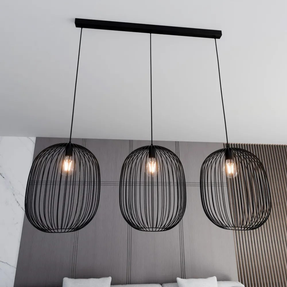 Clearance Emibig Lighting Onyx 120cm taklampa Svart