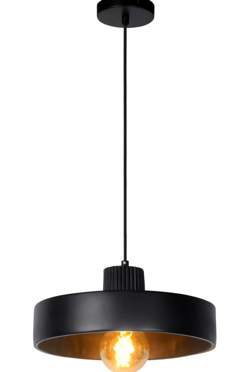 Outlet Lucide Ophelia Ø35 taklampa Svart